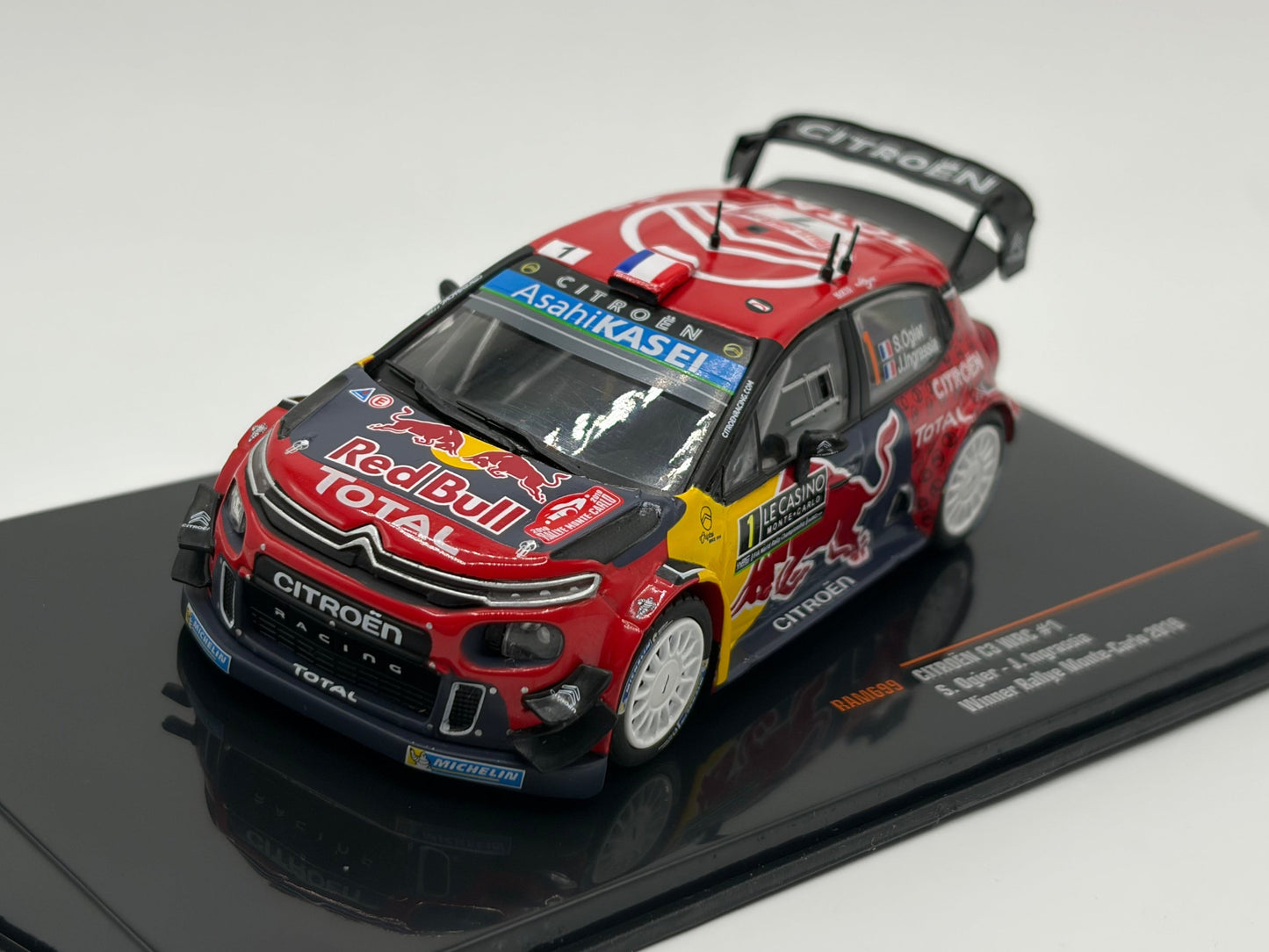 1/43 2019 Citroen C3 WRC - Monte Carlo Rally - Ogier / Ingrassia | Model Rally Car