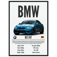 381 BMW M2 F87 Poster - Precision Collection