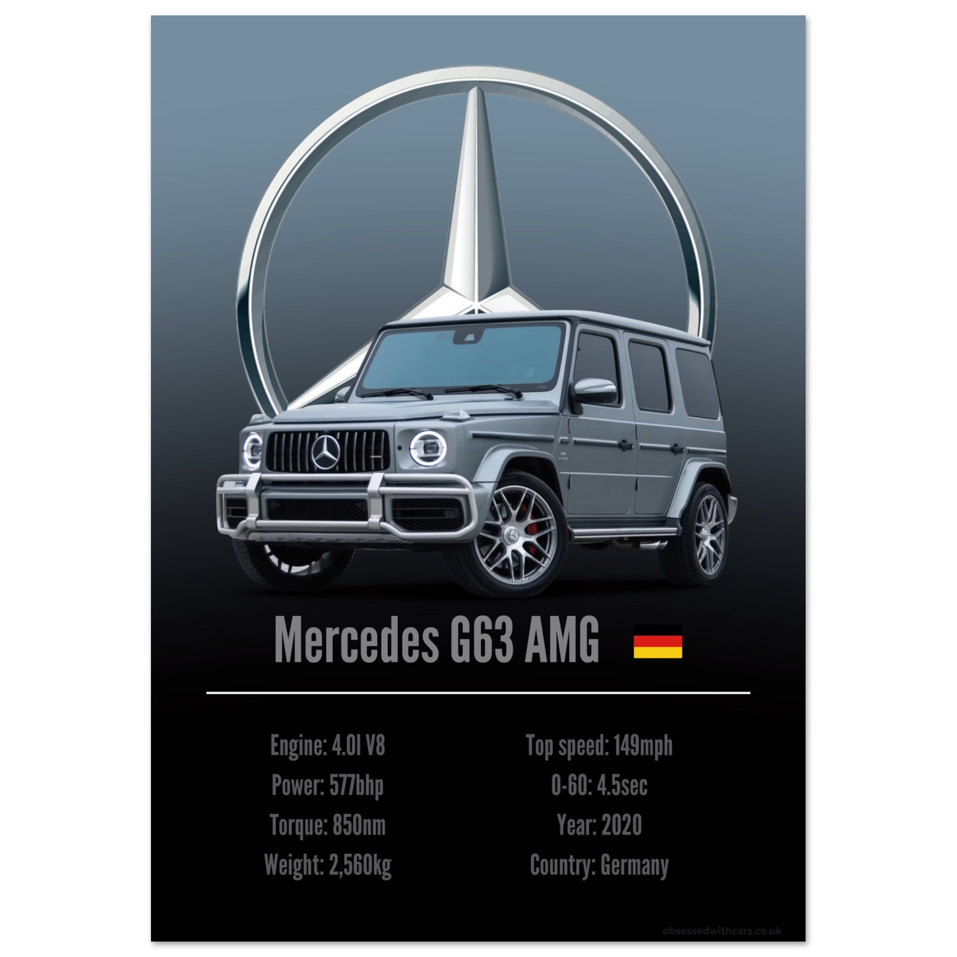 Mercedes G63 AMG Poster - Accent Collection