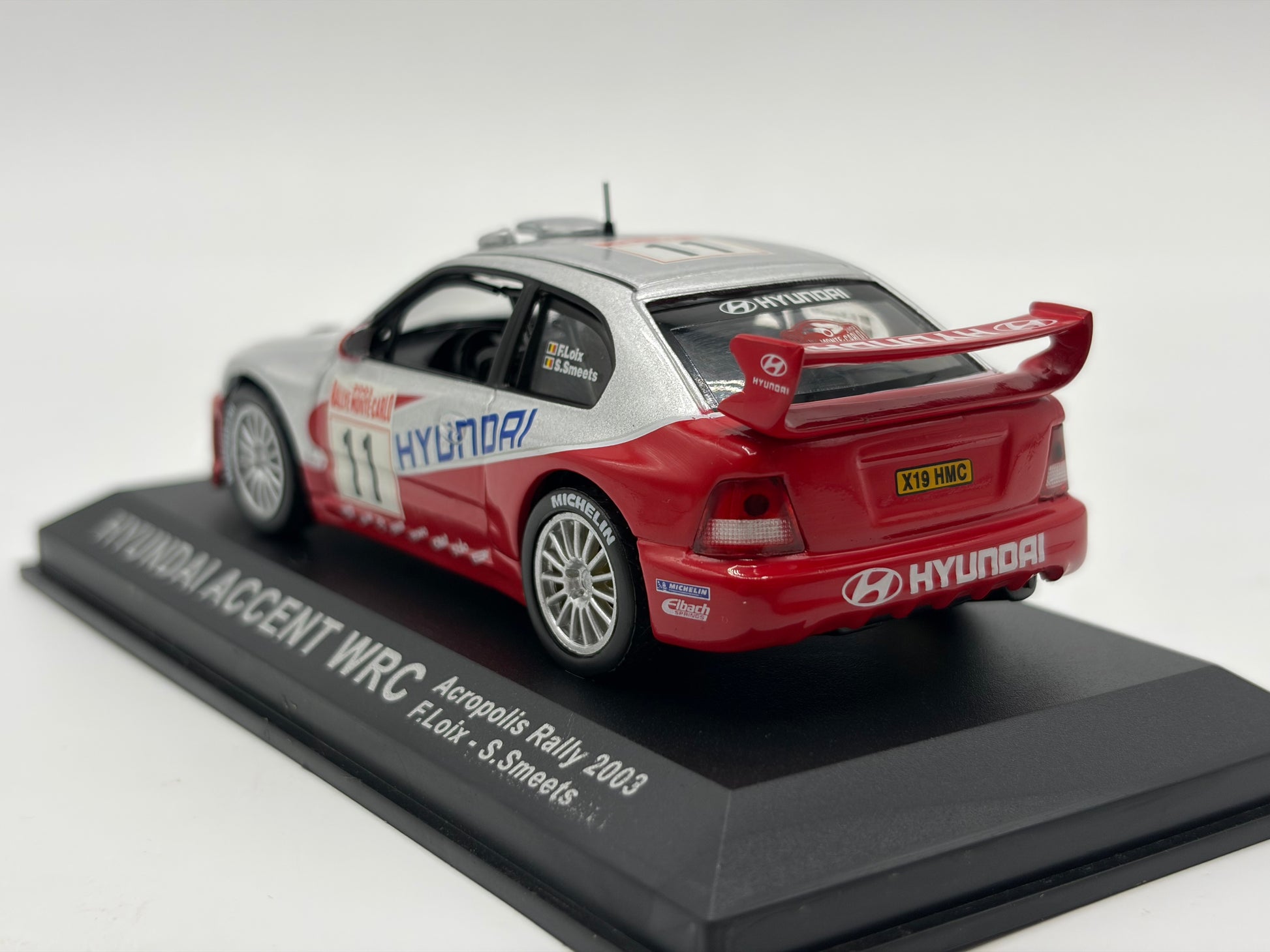 1/43 2003 Hyundai Accent WRC - Monte Carlo Rally - Loix / Smeets | Model Rally Car