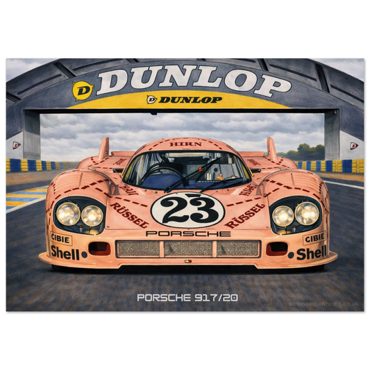 Porsche 917/20 "Pink Pig" Poster - Le Mans Legends Collection