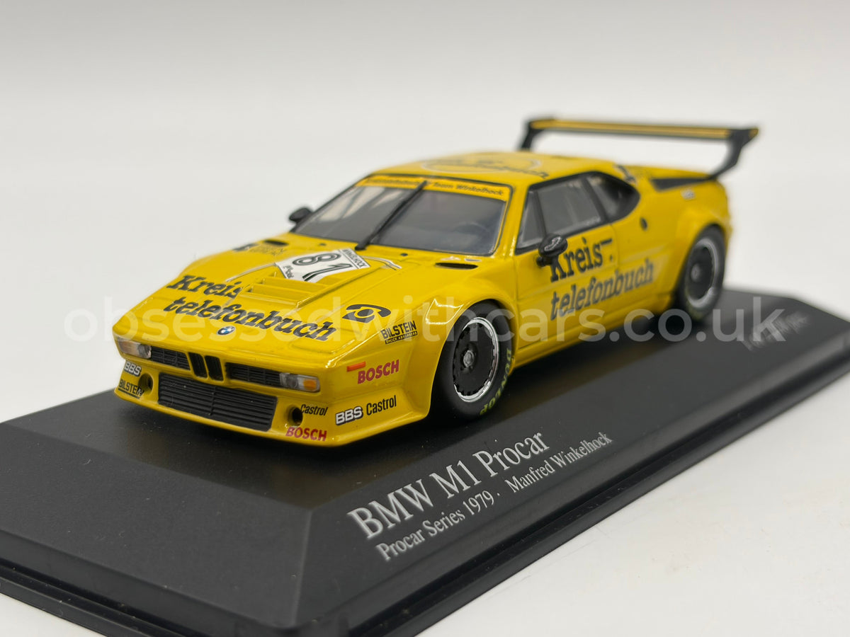 1/43 1979 BMW M1 Procar - Manfred Winkelhock - Minichamps | Model Car
