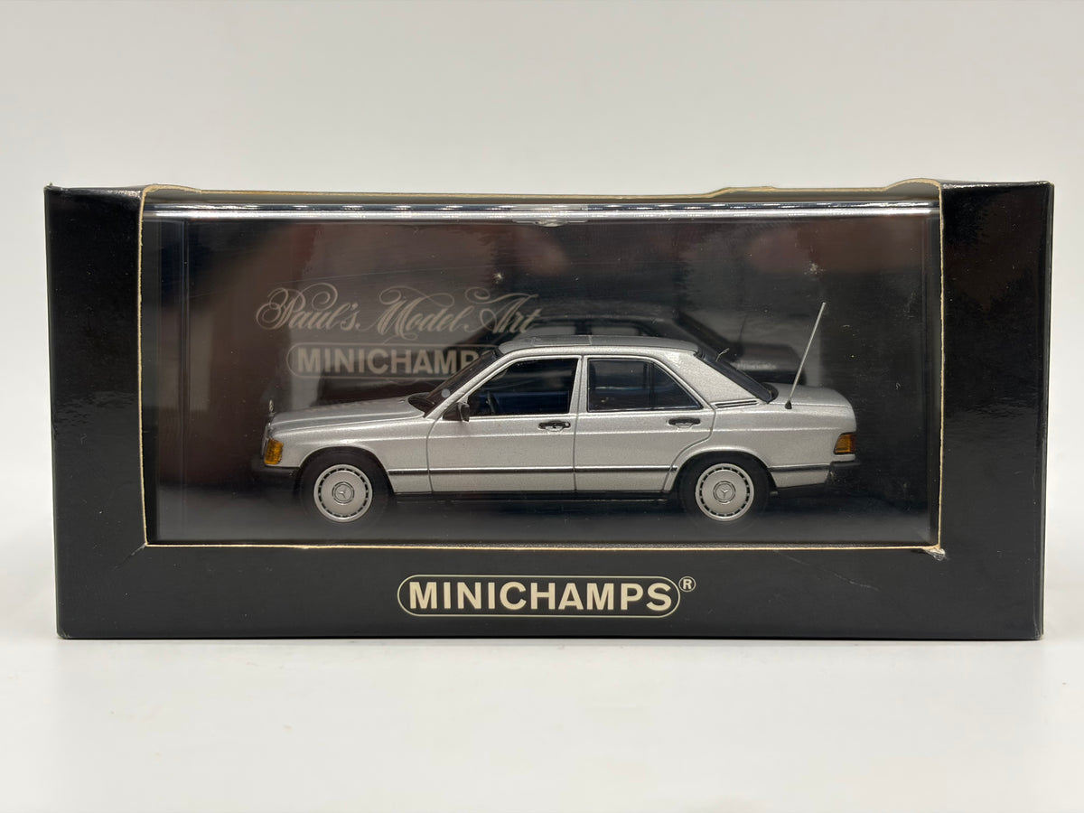 1/43 1984 Mercedes 190E - Silver - Minichamps | Model Car