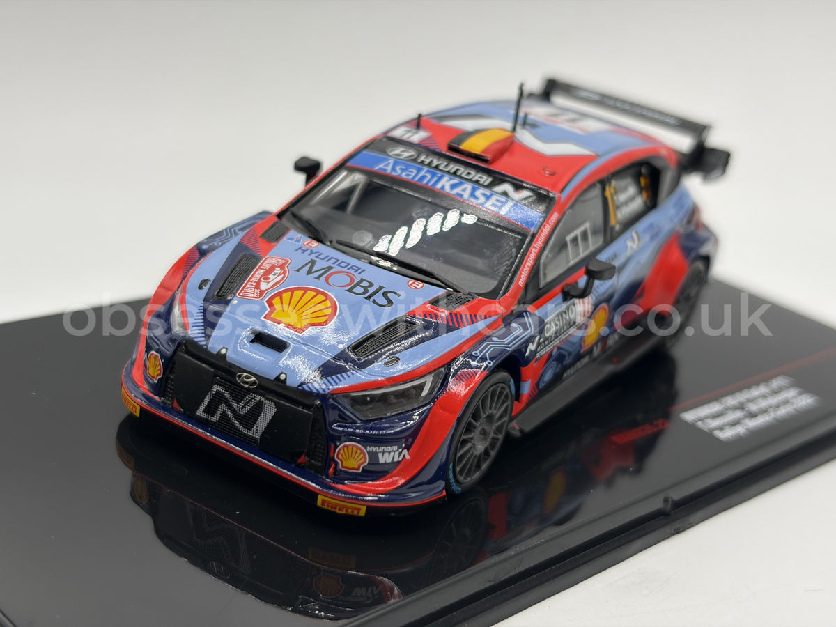 1/43 2022 Hyundai i20 N - Monte Carlo Rally - Neuville / Wydaeghe | Model Rally Car