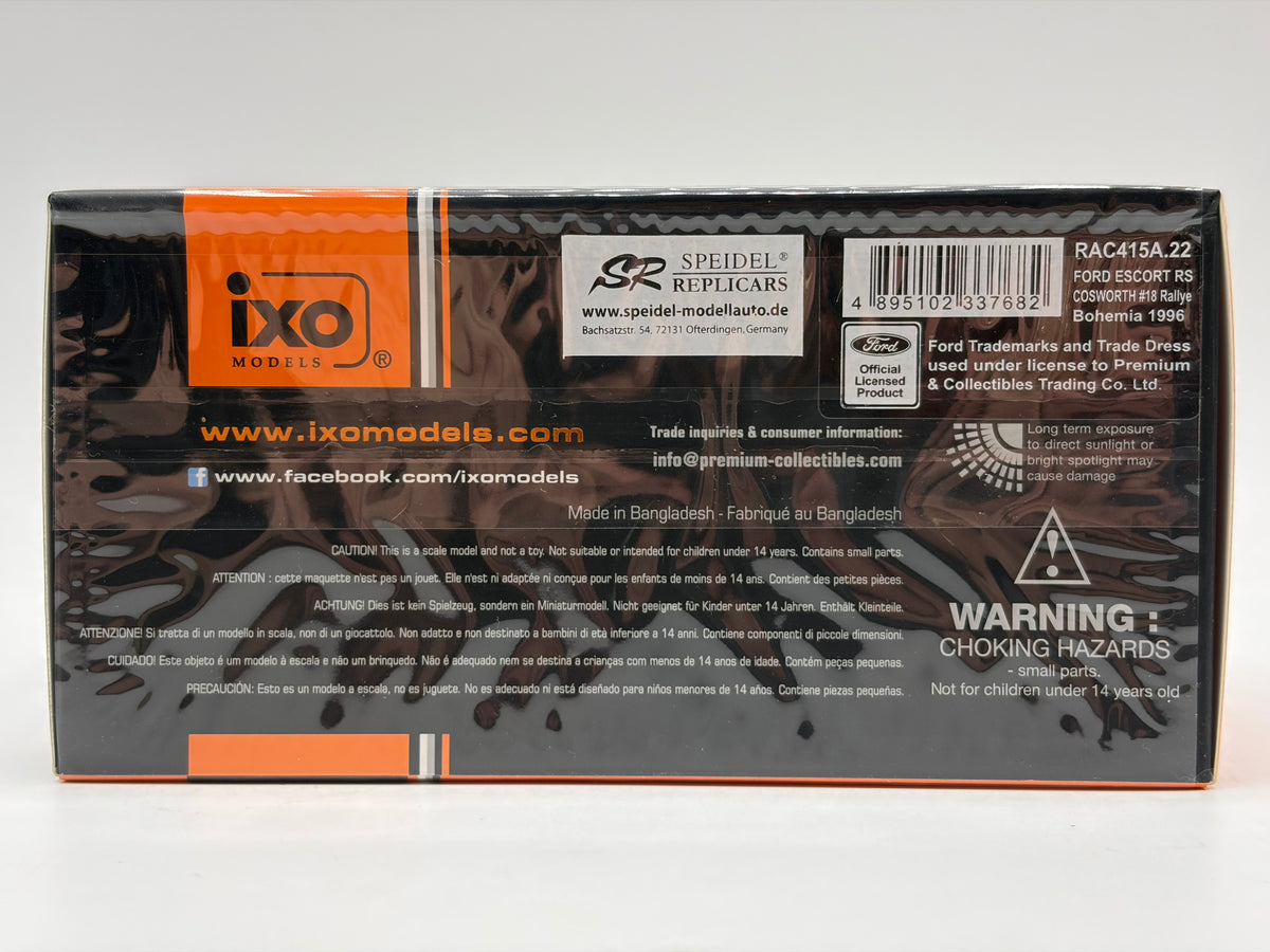 1/43 1996 Ford Escort RS Cosworth - Rally Bohemia - Blahna / Pelc | Model Rally Car
