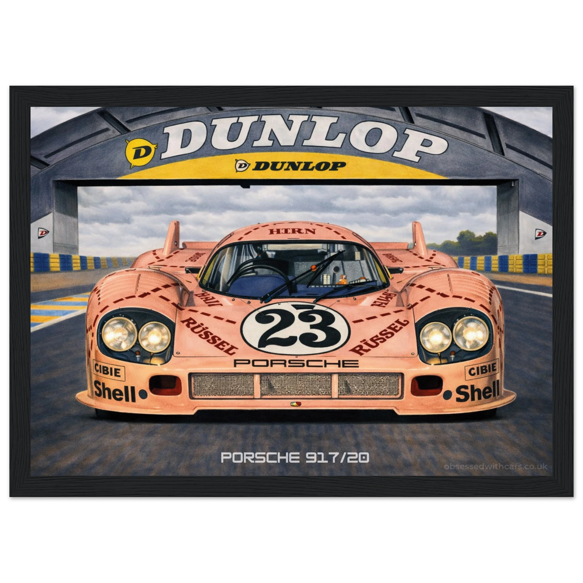 Porsche 917/20 "Pink Pig" Poster - Le Mans Legends Collection