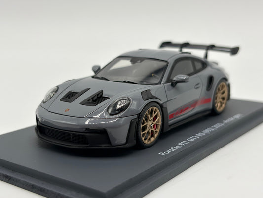 1/43 2022 Porsche 911 GT3 RS (992) - Arctic Grey - Schuco | Model Car
