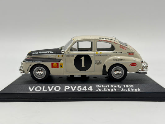 1/43 1965 Volvo PV544 - Safari Rally - Singh / Singh | Model Rally Car
