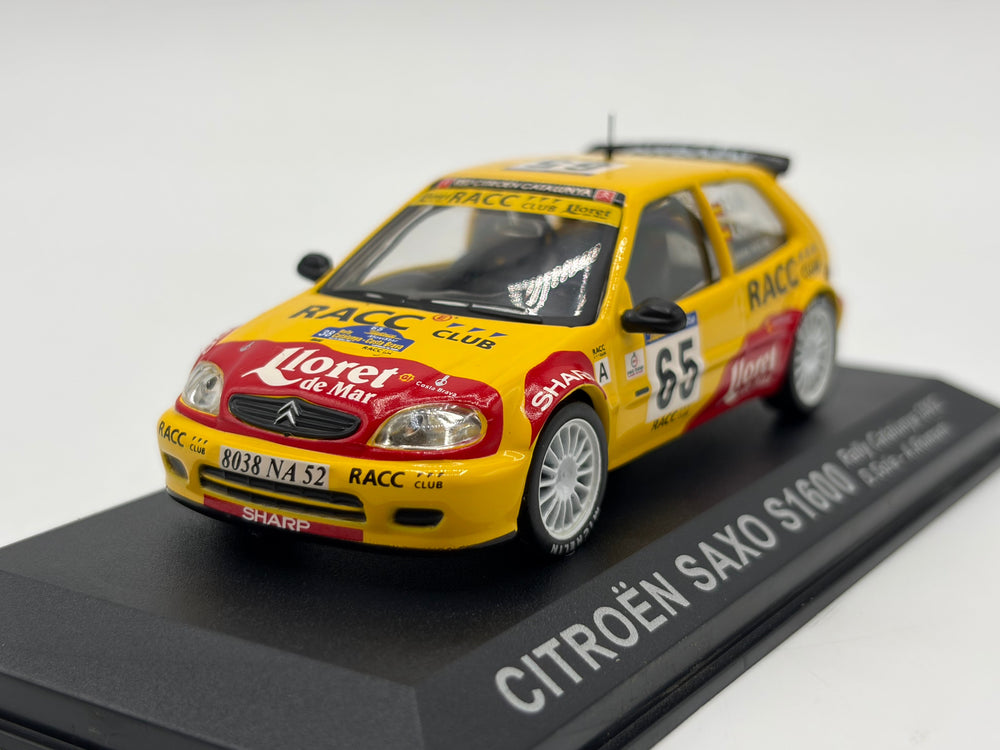 1/43 2002 Citroen Saxo S1600 - Rally of Catalunya - Sola / Romani | Model Rally Car