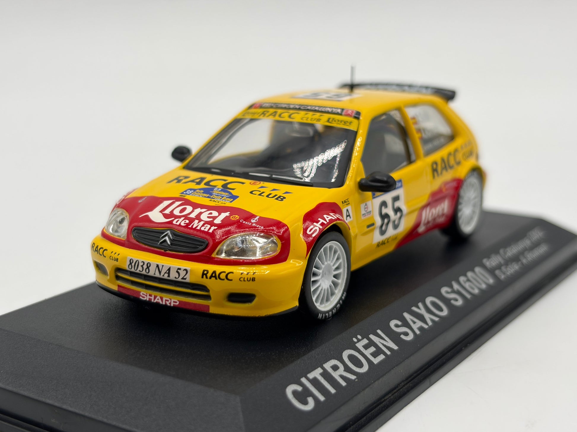 1/43 2002 Citroen Saxo S1600 - Rally of Catalunya - Sola / Romani | Model Rally Car