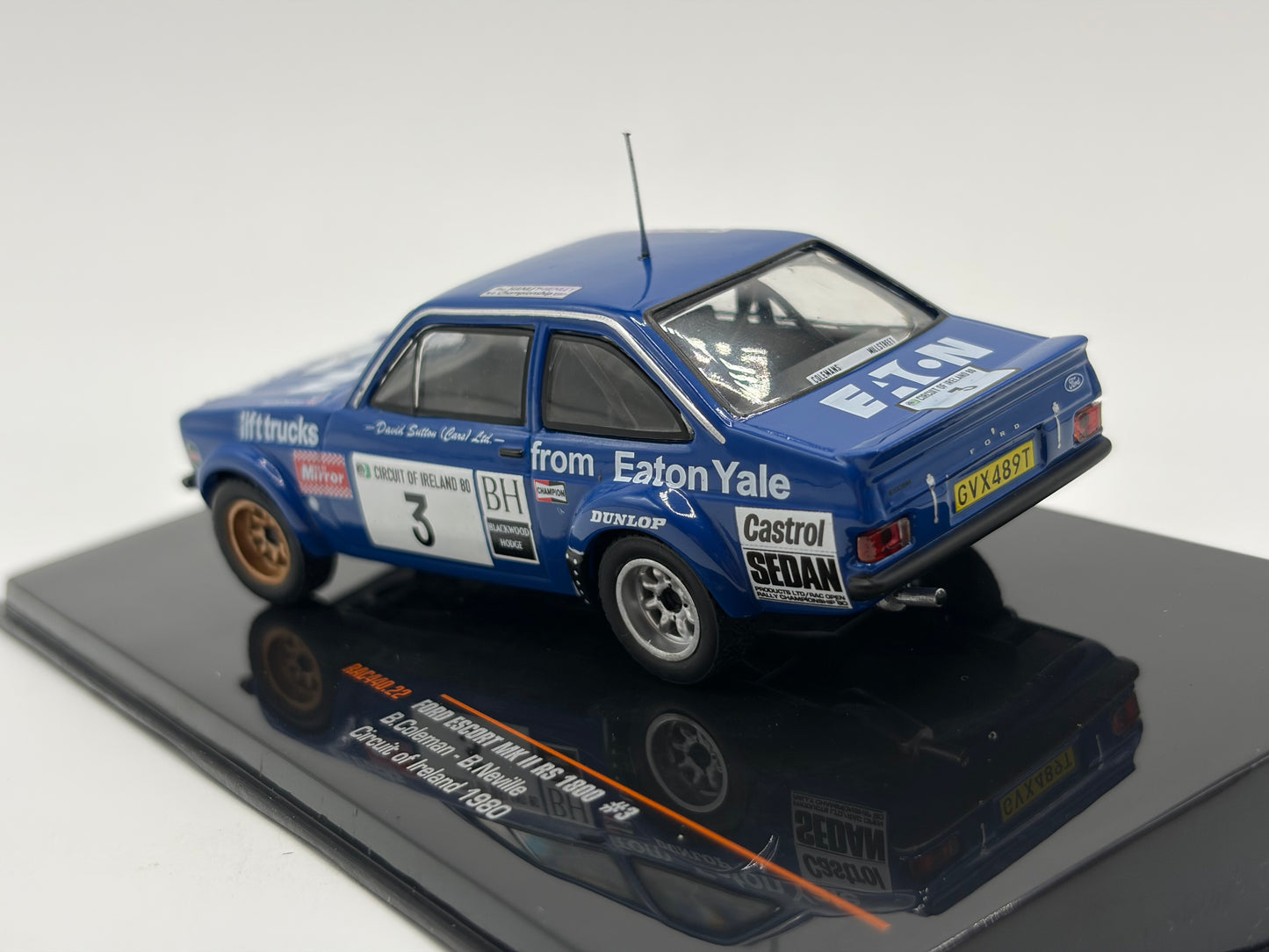 1/43 1980 Ford Escort MK2 RS1800 - Circuit of Ireland - Billy Coleman / Brendan Neville | Model Rally Car