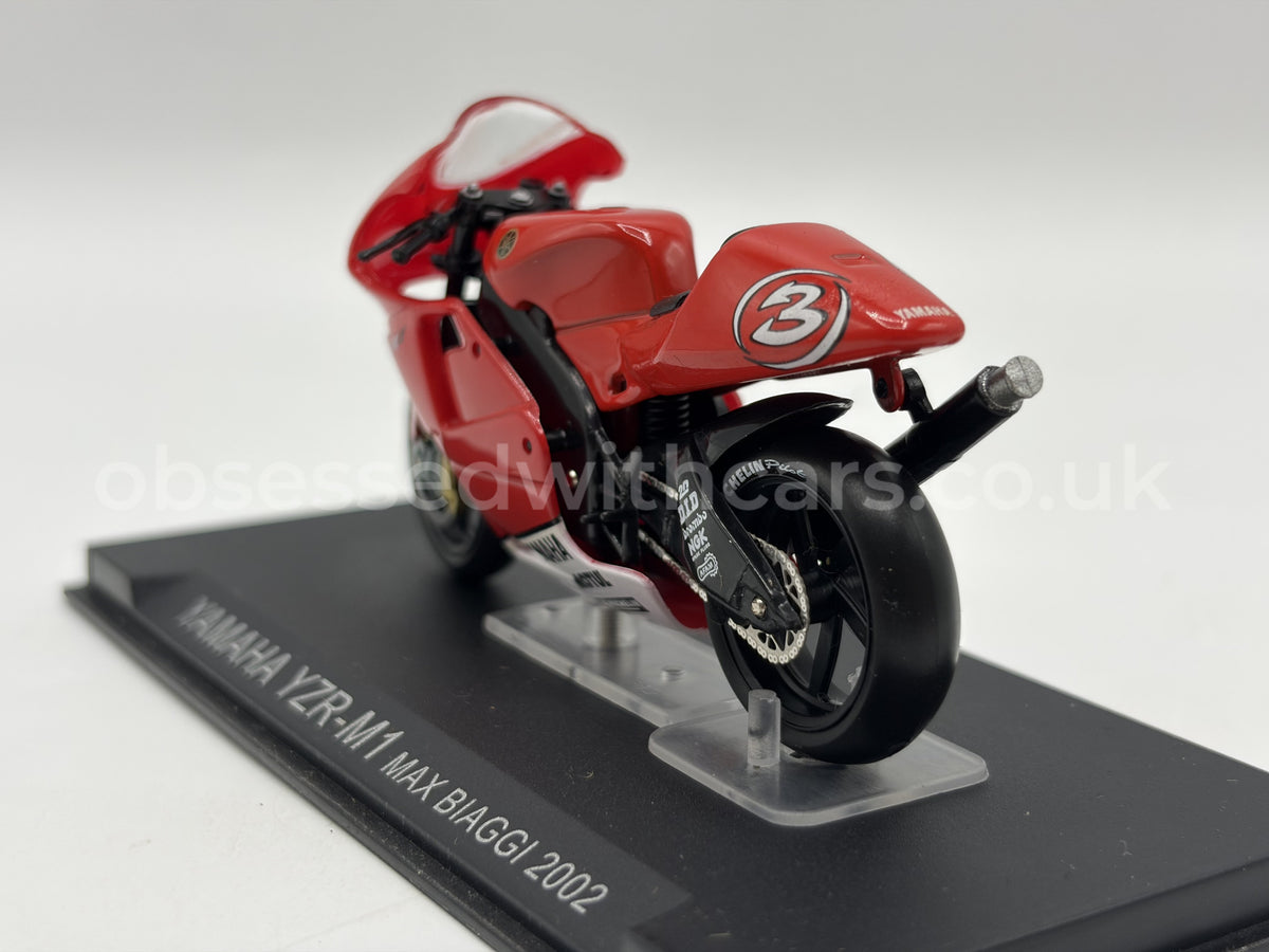 1/24 2002 Yamaha YZR-M1 - Max Biaggi | Champion Racing Bikes