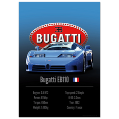 280 Bugatti EB110 Poster - Accent Collection