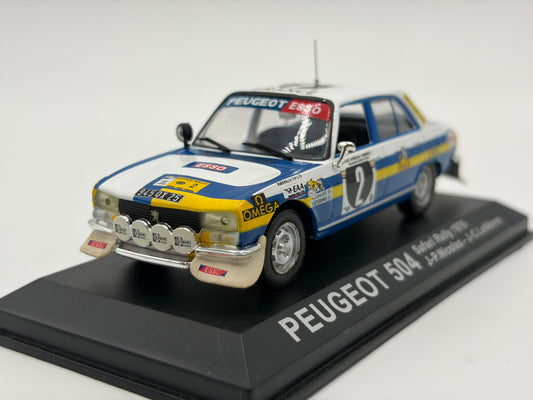 1/43 1976 Peugeot 504 - Safari Rally - Nicolas / Lefebvre | Model Rally Car