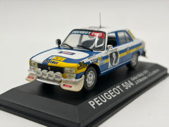 1/43 1976 Peugeot 504 - Safari Rally - Nicolas / Lefebvre | Model Rally Car