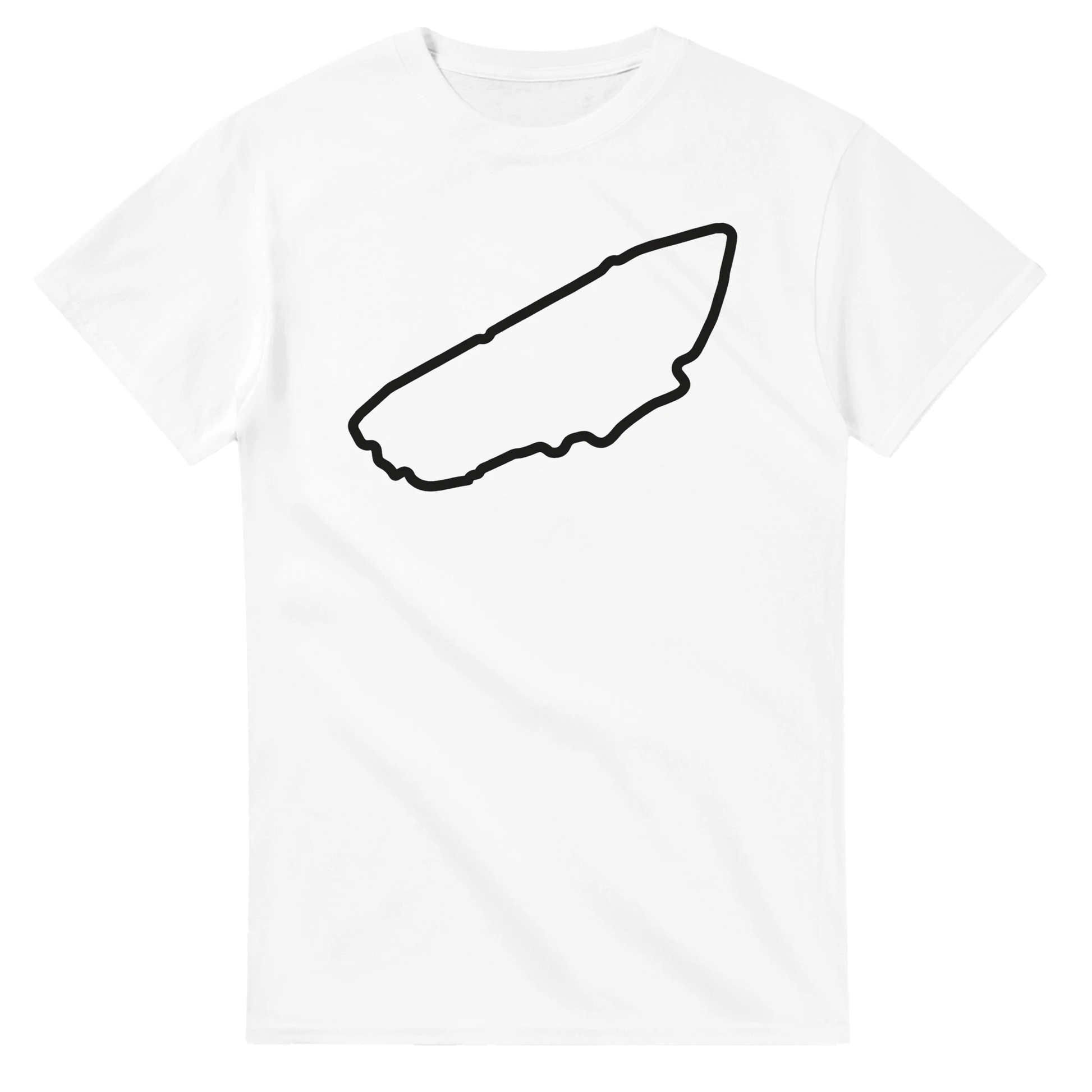 Le Mans Race Track Outline T-Shirt