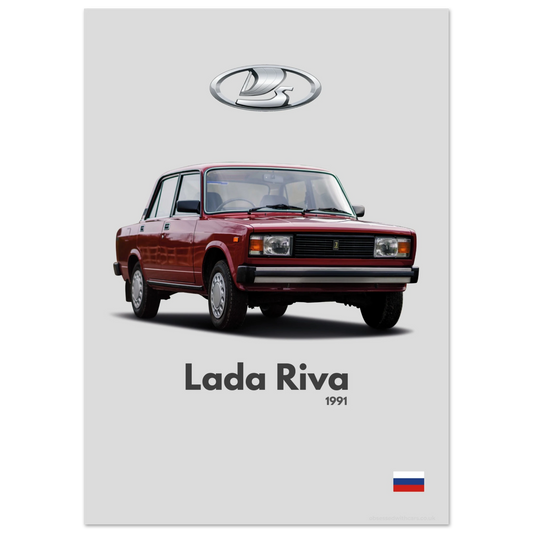 Lada Riva Poster - Minimalist Collection
