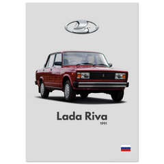 047 Lada Riva Poster - Minimalist Collection