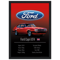 482 Ford Capri GT4 Poster - Accent Collection