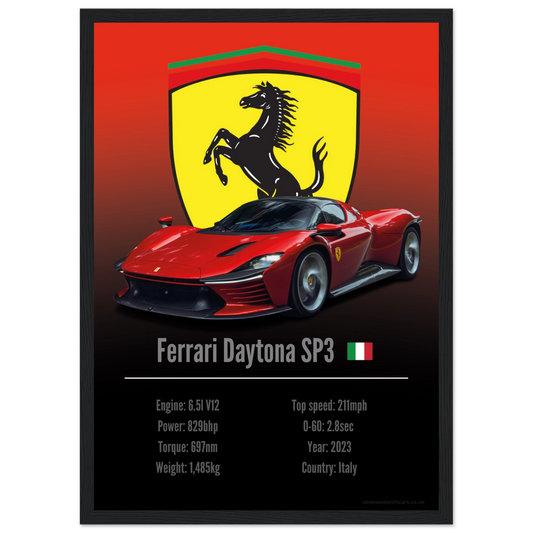 Ferrari Daytona SP3 Poster - Accent Collection