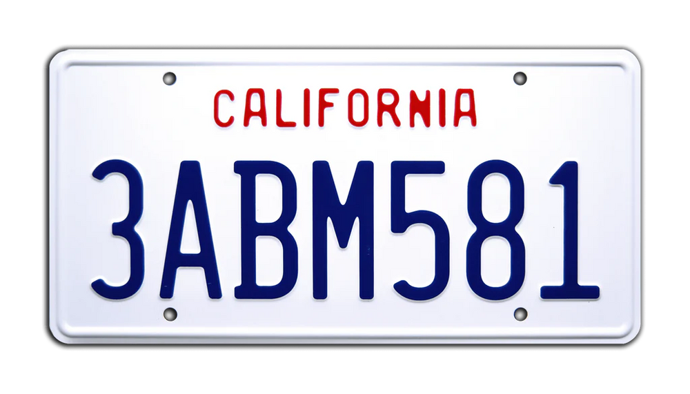 3ABM581 - Pulp Fiction - The Wolf's Acura NSX | License Plate
