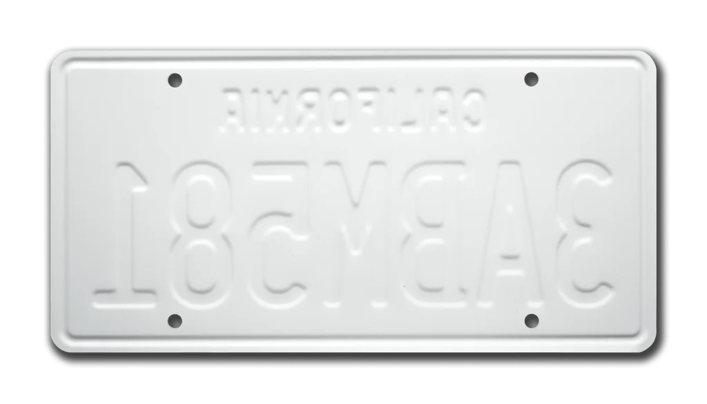 3ABM581 - Pulp Fiction - The Wolf's Acura NSX | License Plate