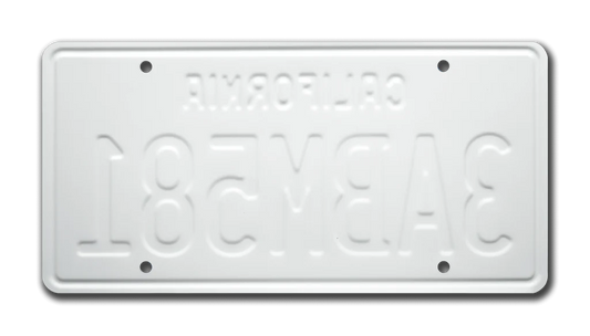 3ABM581 - Pulp Fiction - The Wolf's Acura NSX | License Plate