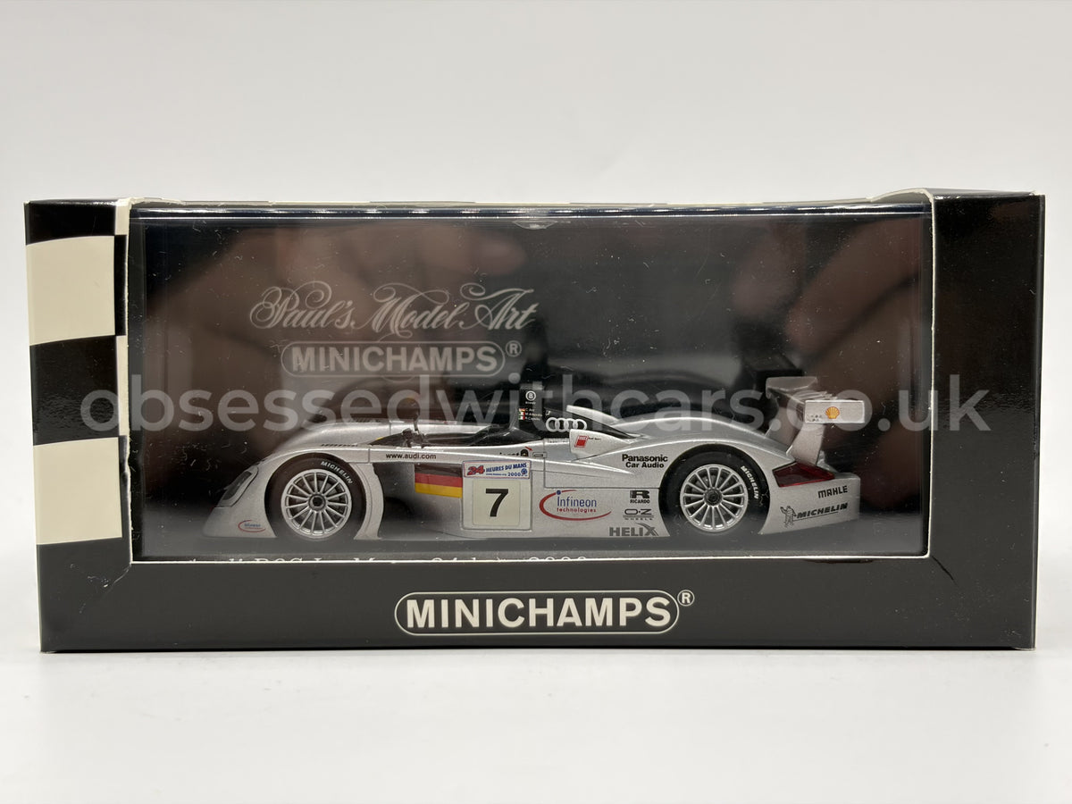 1/43 2000 Audi R8S - Abt / Alboreto / Capello - Minichamps | Model Le Mans Car