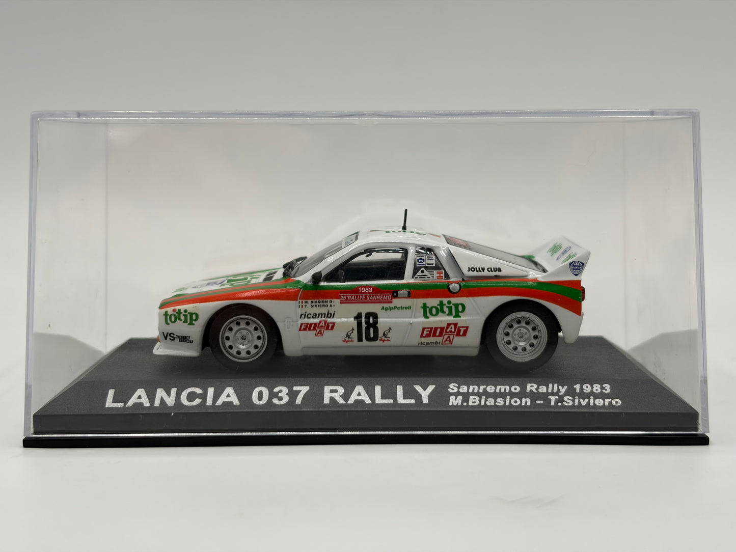 1/43 1983 Lancia 037 Rally - Sanremo Rally - Biasion / Siviero | Model Rally Car