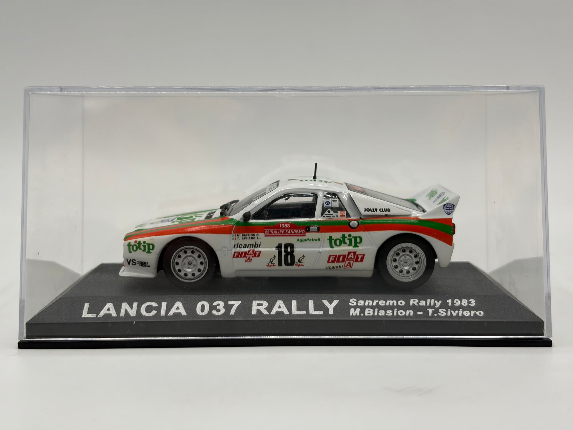 1/43 1983 Lancia 037 Rally - Sanremo Rally - Biasion / Siviero | Model Rally Car