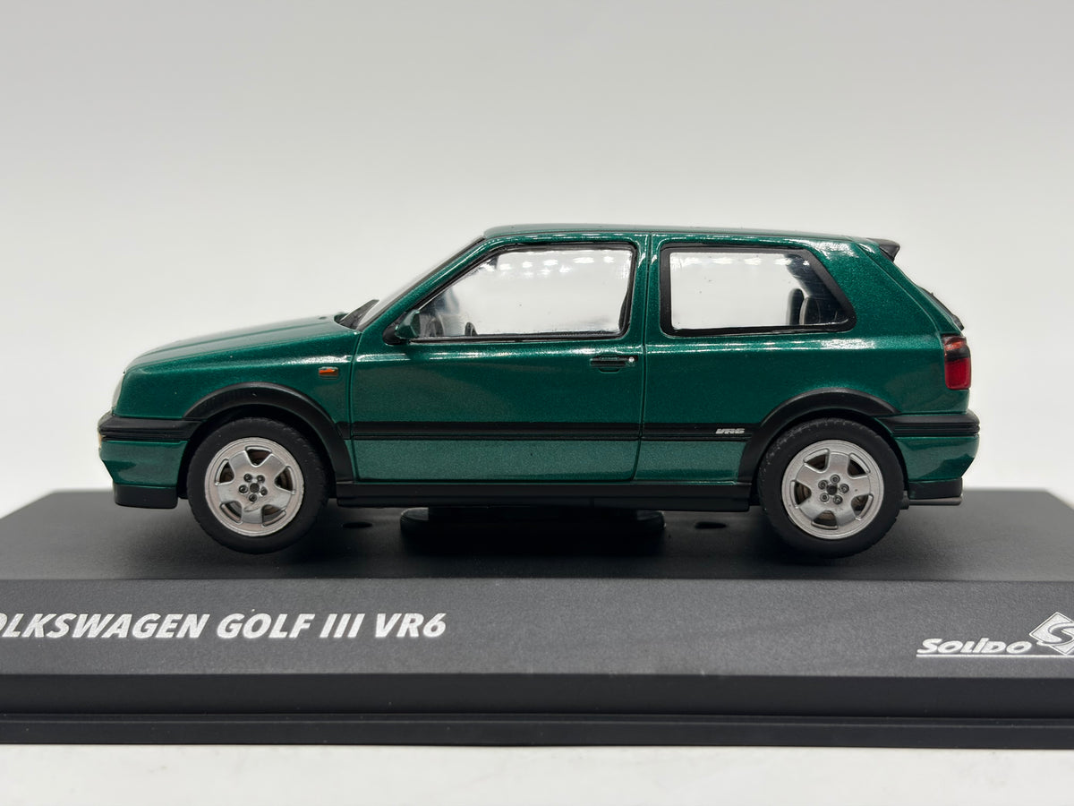 1/43 1994 Volkswagen Golf VR6 Mk3 - Green - Soldio | Model Car