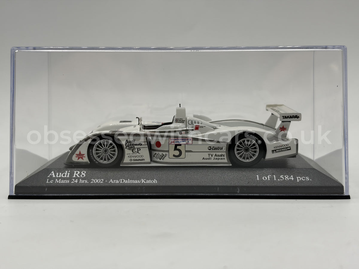 1/43 2002 Audi R8 - Ara / Dalmas / Katoh - Minichamps | Model Le Mans Car