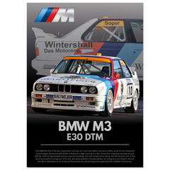 620 BMW M3 E30 DTM Poster
