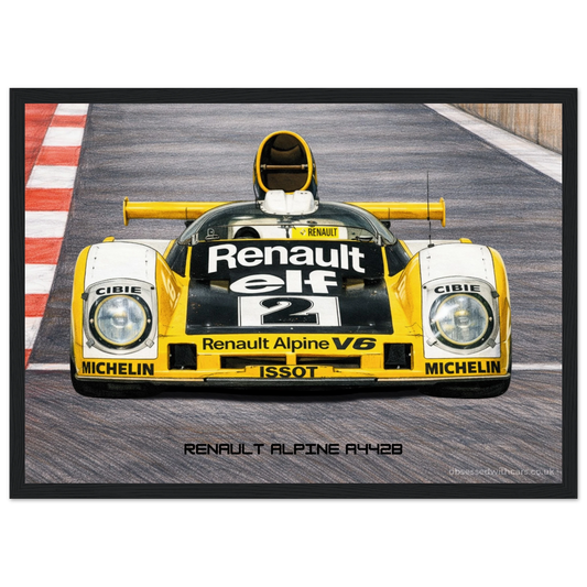 Renault Alpine A442B Poster - Le Mans Legends Collection