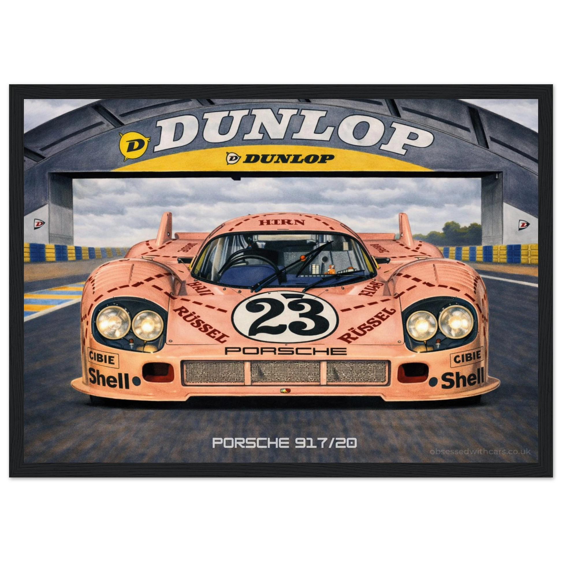 Porsche 917/20 "Pink Pig" Poster - Le Mans Legends Collection