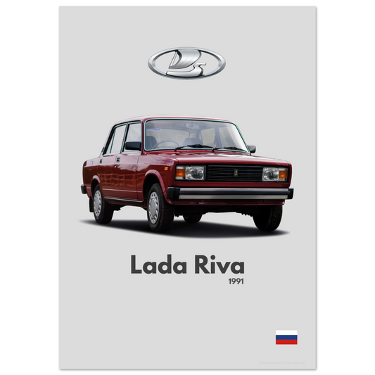 Lada Riva Poster - Minimalist Collection