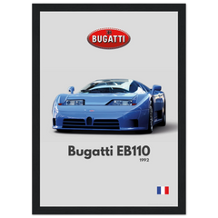 280 Bugatti EB110 Poster - Minimalist Collection