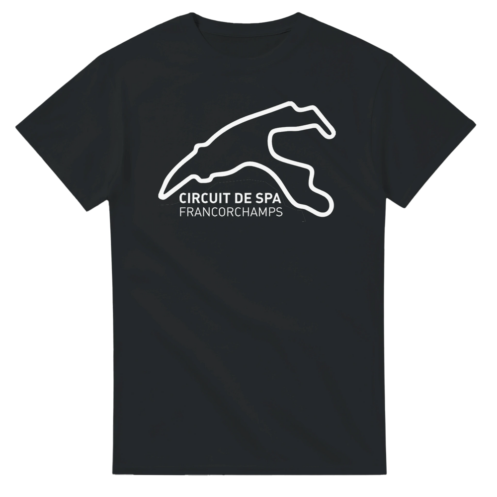 Spa Francorchamps Race Track Outline T-Shirt