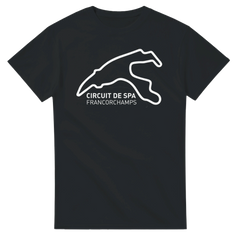 Spa Francorchamps Race Track Outline T-Shirt