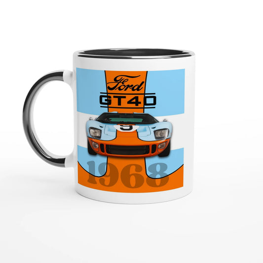 Gulf Ford GT40 Mug | Car Mug | Le Mans Legends
