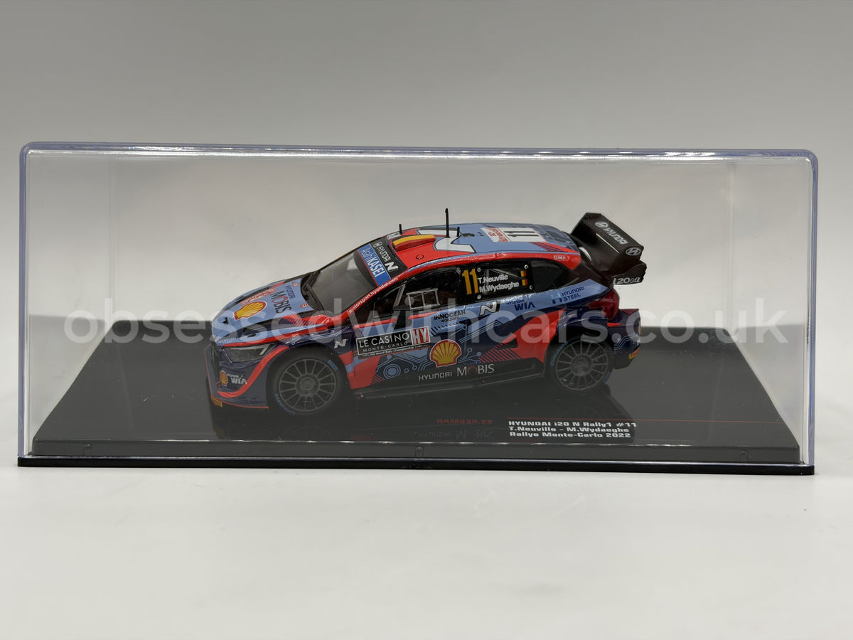 1/43 2022 Hyundai i20 N - Monte Carlo Rally - Neuville / Wydaeghe | Model Rally Car