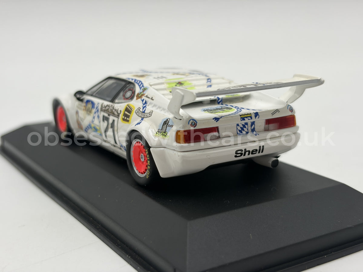 1/43 1981 BMW M1 - Danner / Bayern / Oberndorfer - Minichamps | Model Le Mans Car