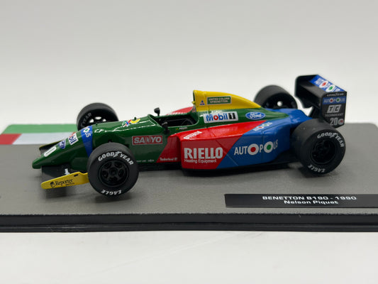1/43 1990 Benetton B190 - Nelson Piquet | Model F1 Car