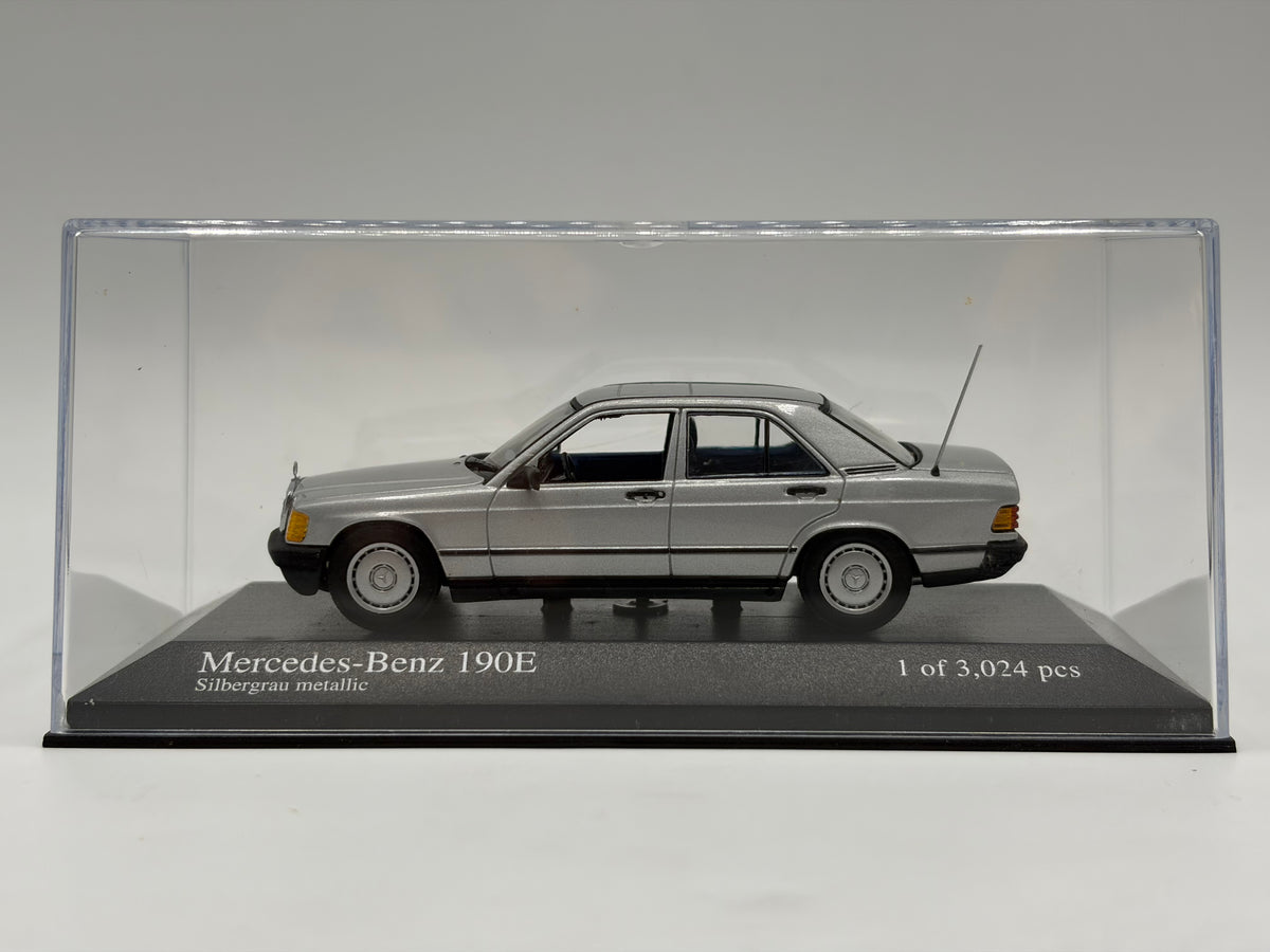 1/43 1984 Mercedes 190E - Silver - Minichamps | Model Car