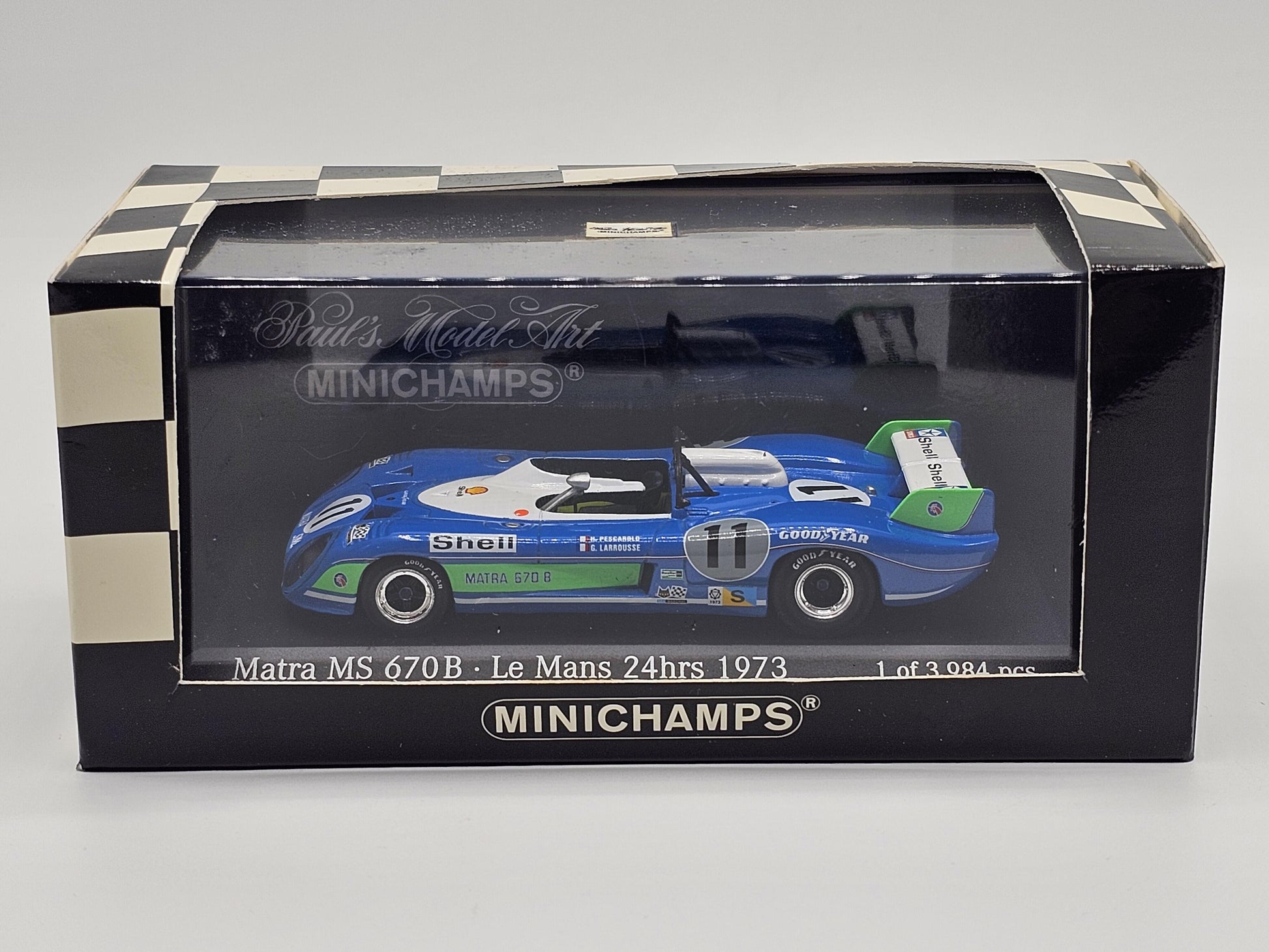 1/43 1973 Matra MS670B - Pescarolo / Larrousse - Minichamps | Model Le Mans Car