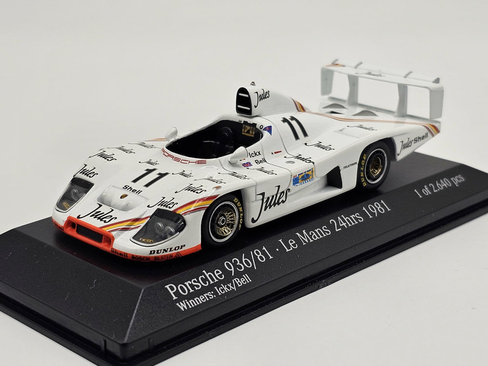 1/43 1981 Porsche 936/81 - Ickx / Bell - Minichamps | Model Le Mans Car