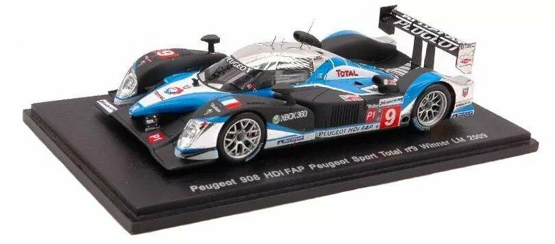 1/43 2009 Peugeot 908 HDi FAP - Brabham / Gene / Wurz - Spark