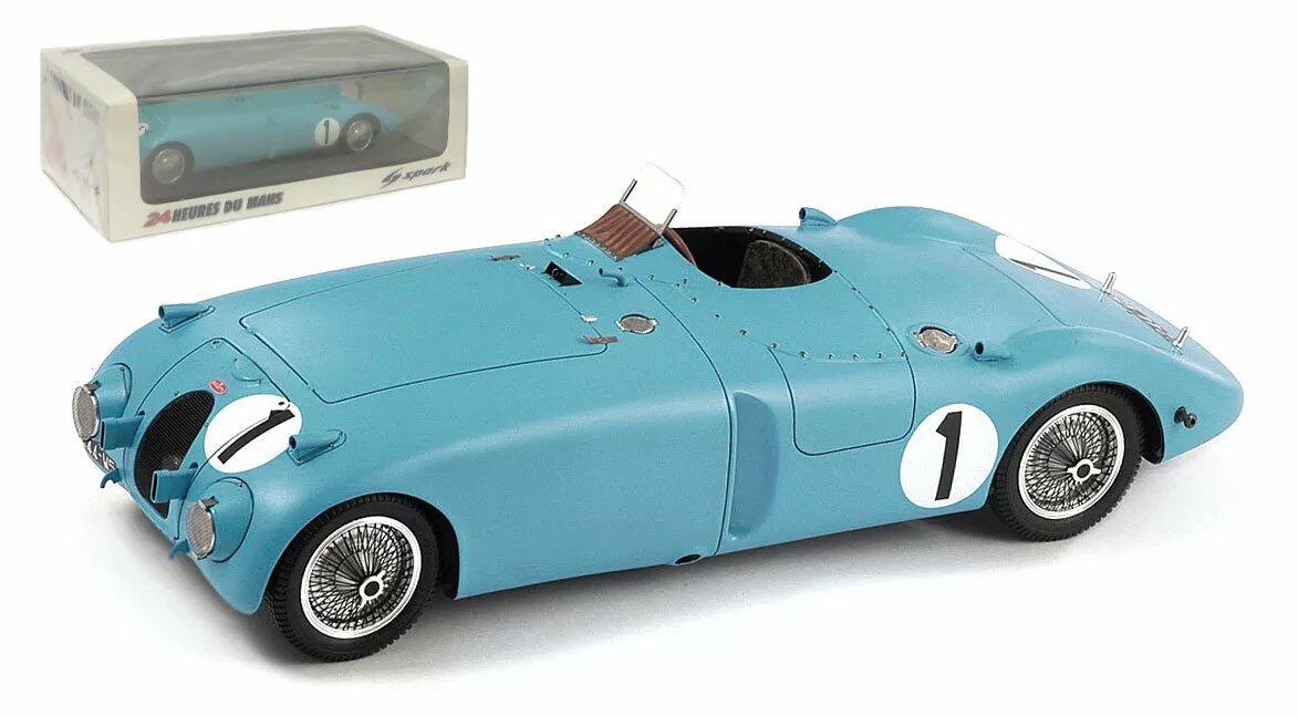 1/43 1939 Bugatti Type 57C "Tank" - Wimille / Veyron - Spark | Model Le Mans Car
