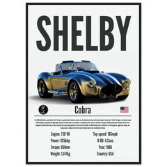 380 Shelby Cobra Poster - Precision Collection