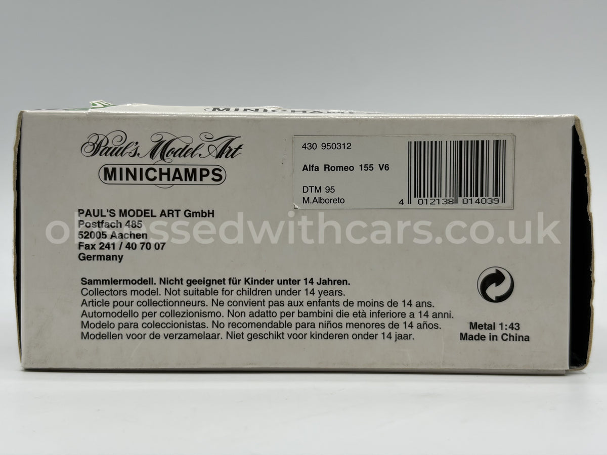 1/43 1995 Alfa Romeo 155 V6 TI - DTM - Michele Alboreto | Model Car